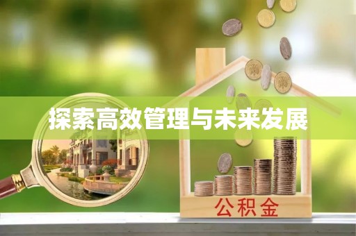 鸡泽探索高效管理与未来发展