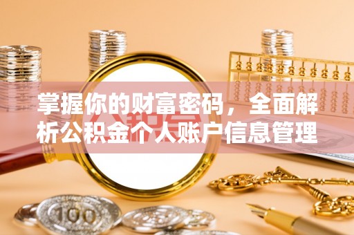 鸡泽掌握你的财富密码，全面解析公积金个人账户信息管理