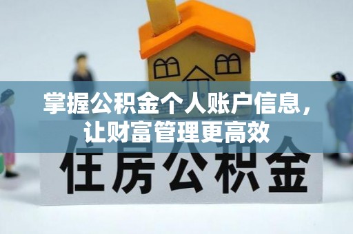 鸡泽掌握公积金个人账户信息，让财富管理更高效