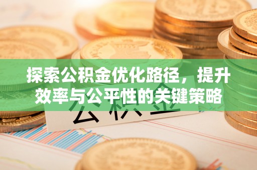 鸡泽探索公积金优化路径，提升效率与公平性的关键策略