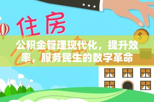 鸡泽公积金管理现代化，提升效率，服务民生的数字革命