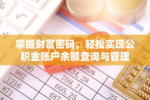鸡泽掌握财富密码，轻松实现公积金账户余额查询与管理