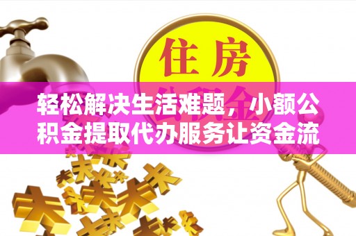 鸡泽轻松解决生活难题，小额公积金提取代办服务让资金流动更便捷