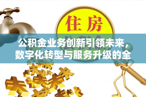 鸡泽公积金业务创新引领未来，数字化转型与服务升级的全新篇章